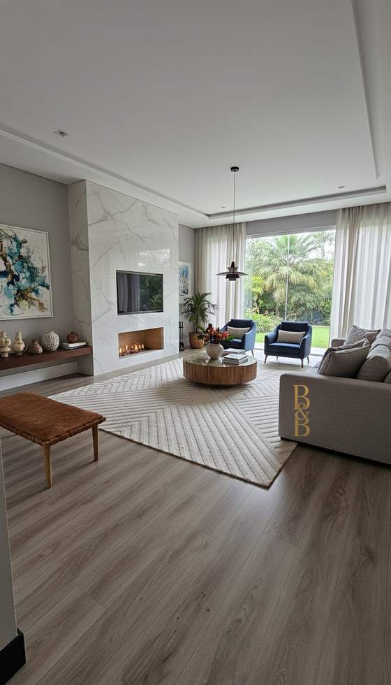 Tapete Copacabana — Bege 1
