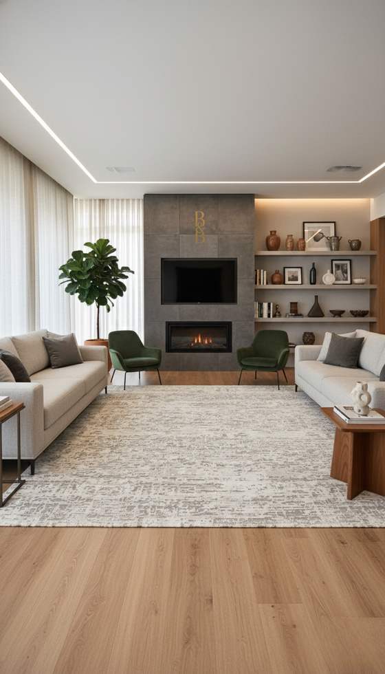 Tapete Los Angeles — Beige 1